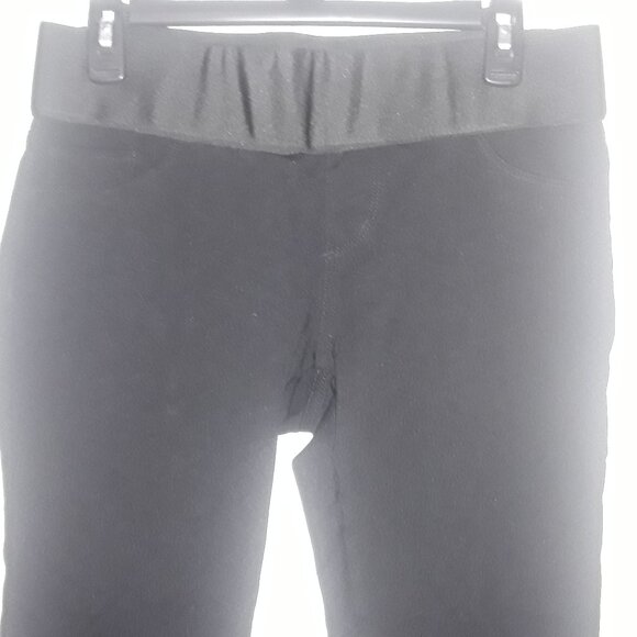 Ladies S.O.N.G Maternity Pants, Size  LG Black Stretchy - Picture 2 of 5
